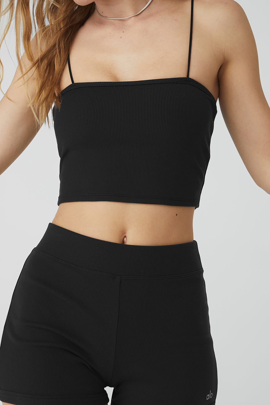 Goddess Ribbed Bandeau Top