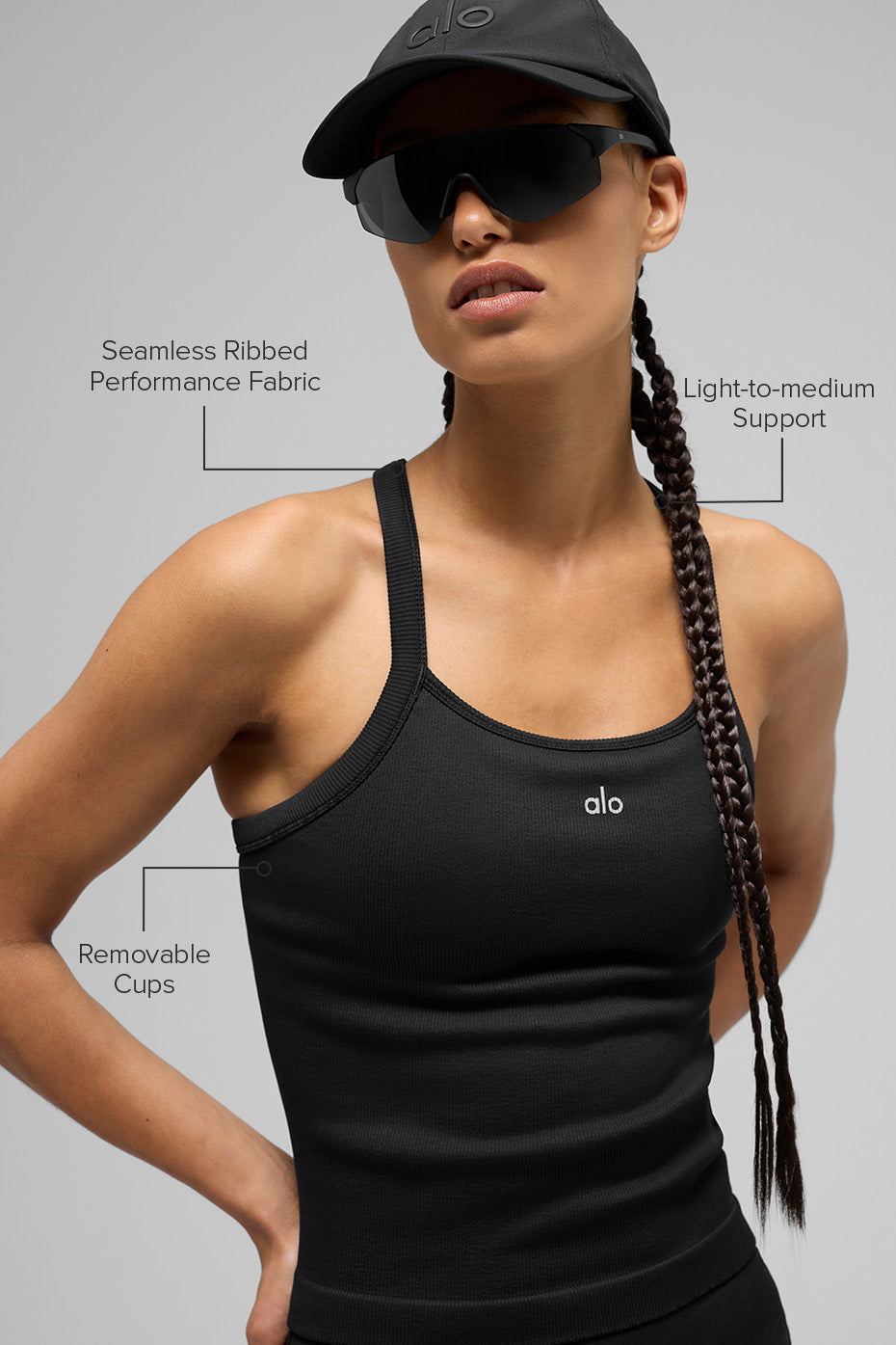 Seamless Ribbed Favorite Full Length Bra Tank