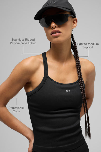 Seamless Ribbed Favorite Full Length Bra Tank