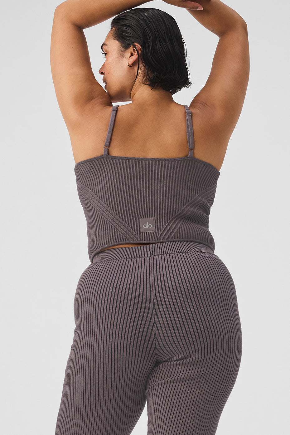 Denim Knit Garter Tank