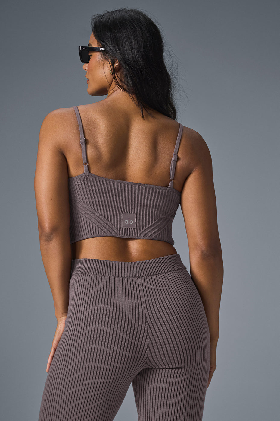 Denim Knit Garter Tank