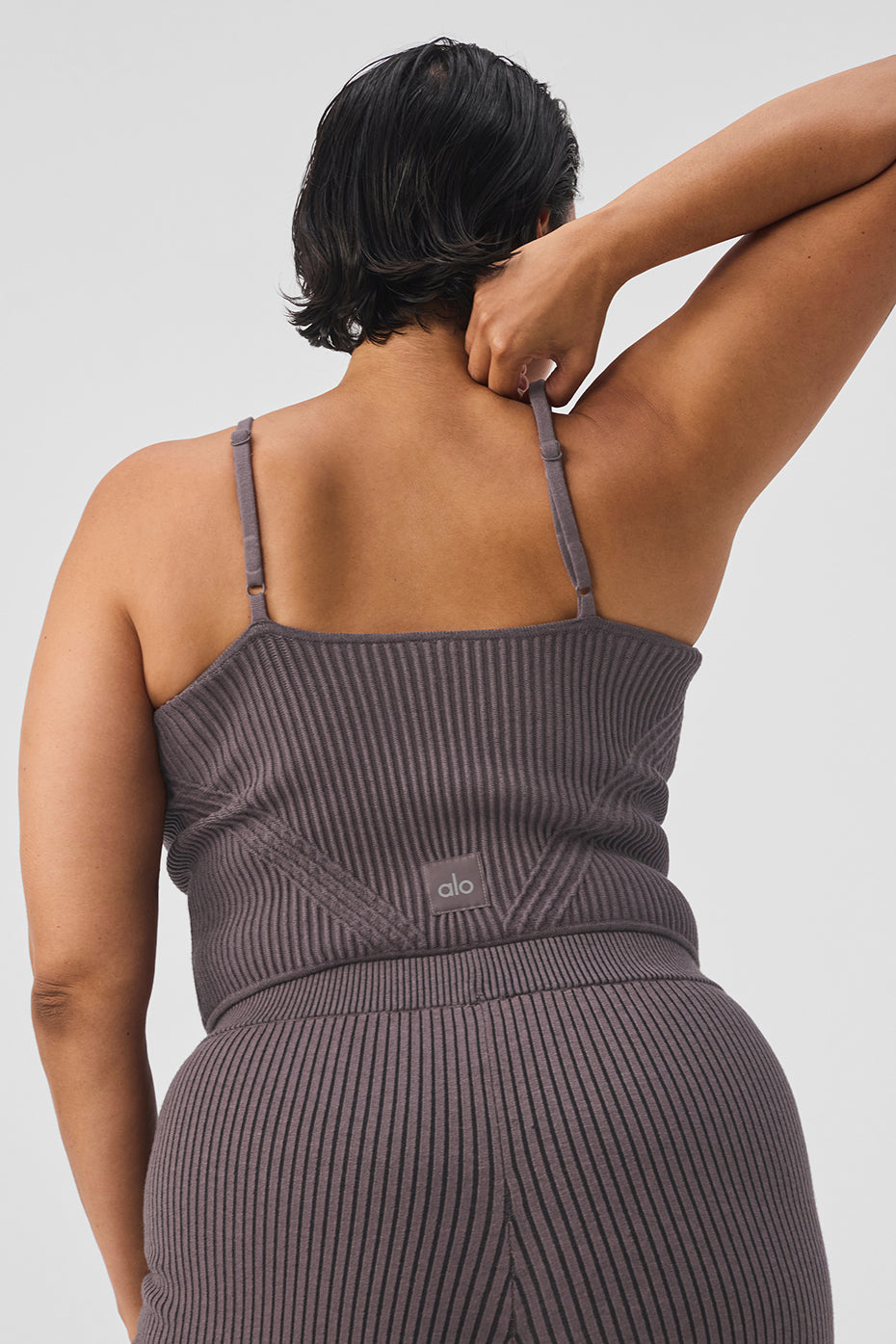 Denim Knit Garter Tank