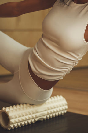 Ribbed En Pointe Tank