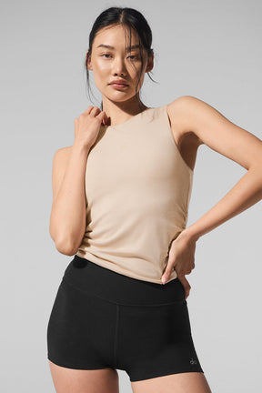 Ribbed En Pointe Tank