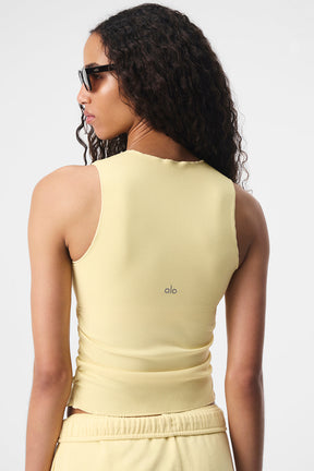 Ribbed En Pointe Tank