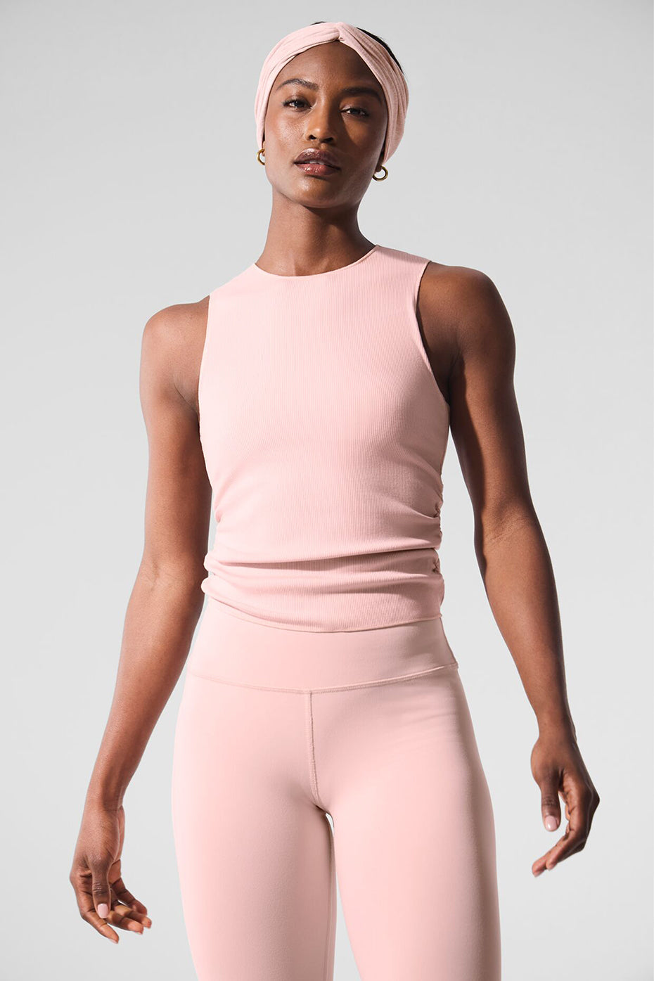 Ribbed En Pointe Tank