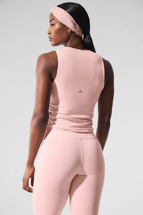 Ribbed En Pointe Tank