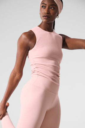Ribbed En Pointe Tank