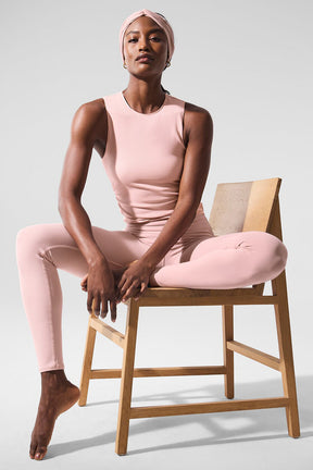 Ribbed En Pointe Tank