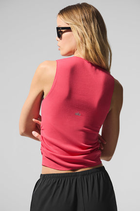 Ribbed En Pointe Tank