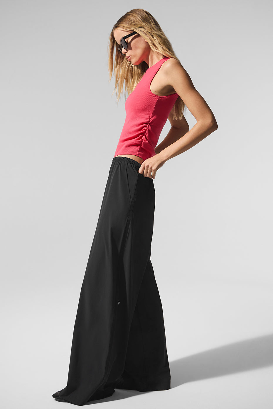 Ribbed En Pointe Tank