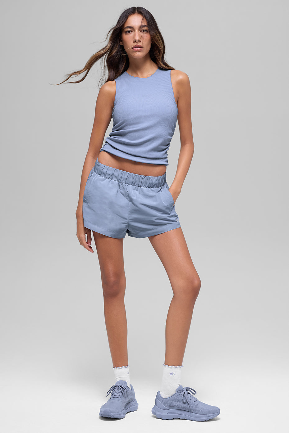 Ribbed En Pointe Tank