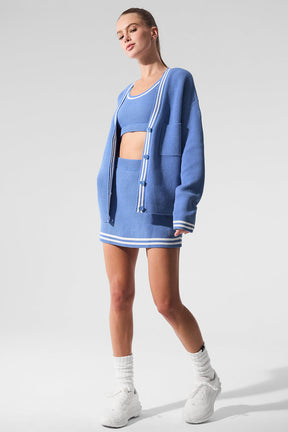 Tennis Club Sweater Knit Cardigan