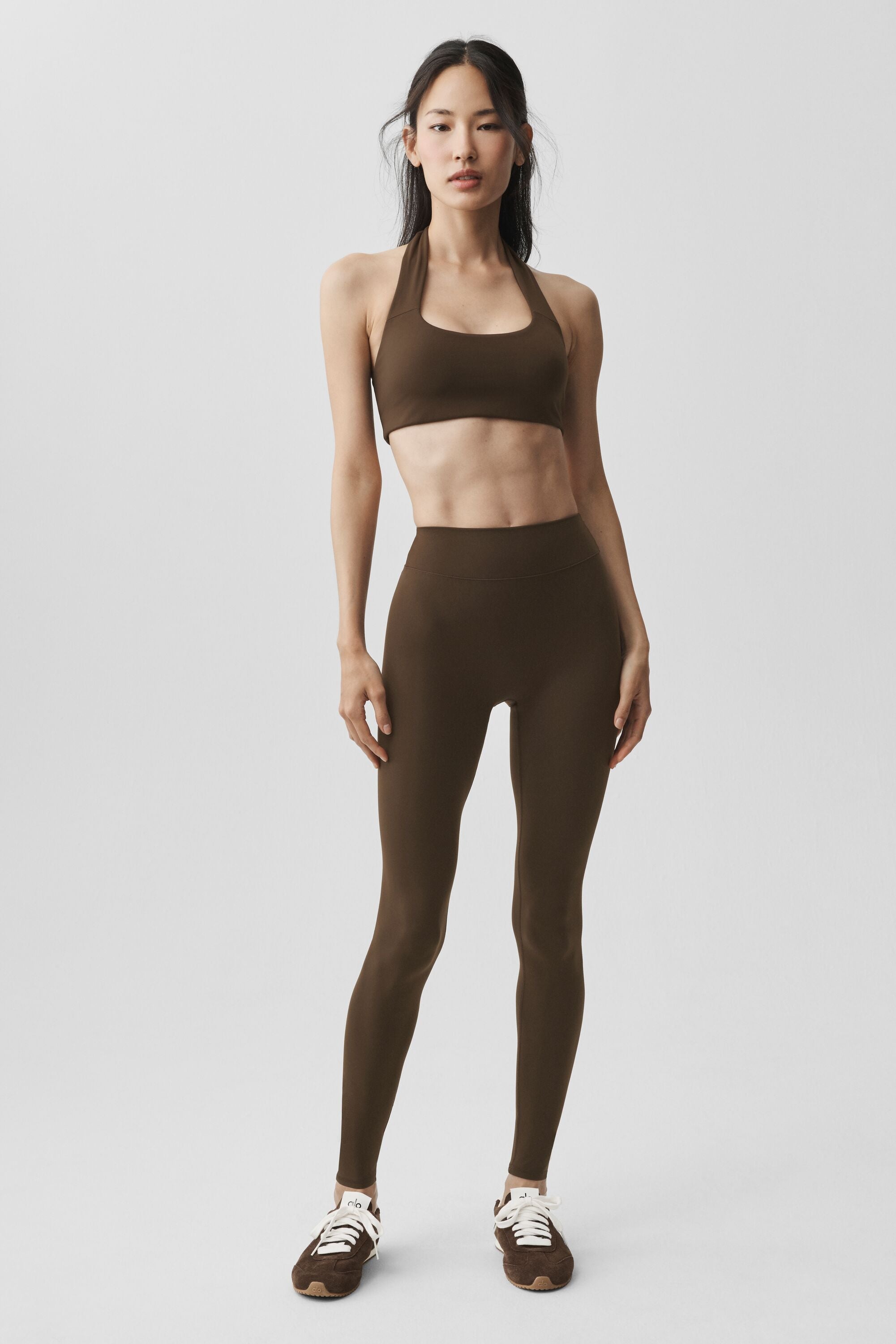 ALO Softsculpt Feel The Heat Halter Bra