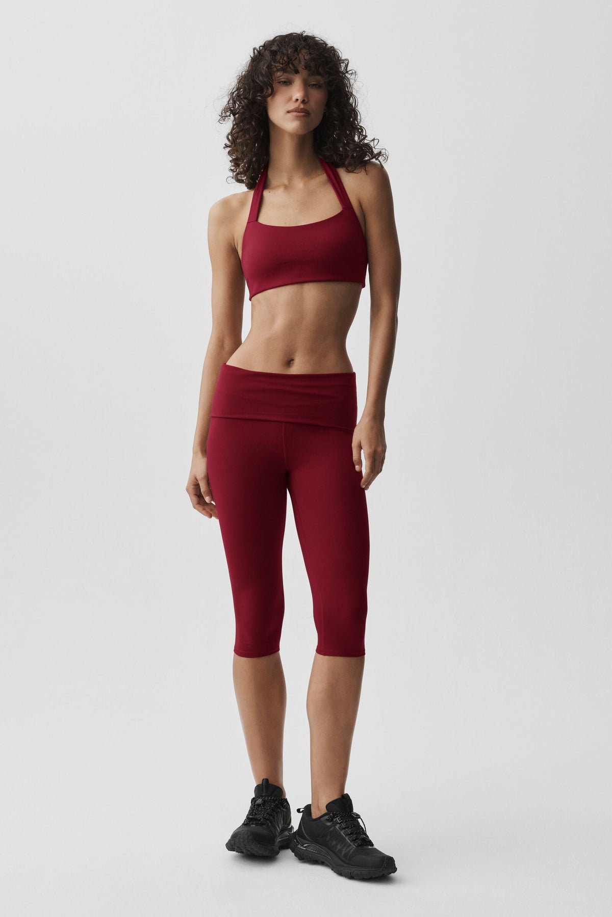 ALO Softsculpt Feel The Heat Halter Bra