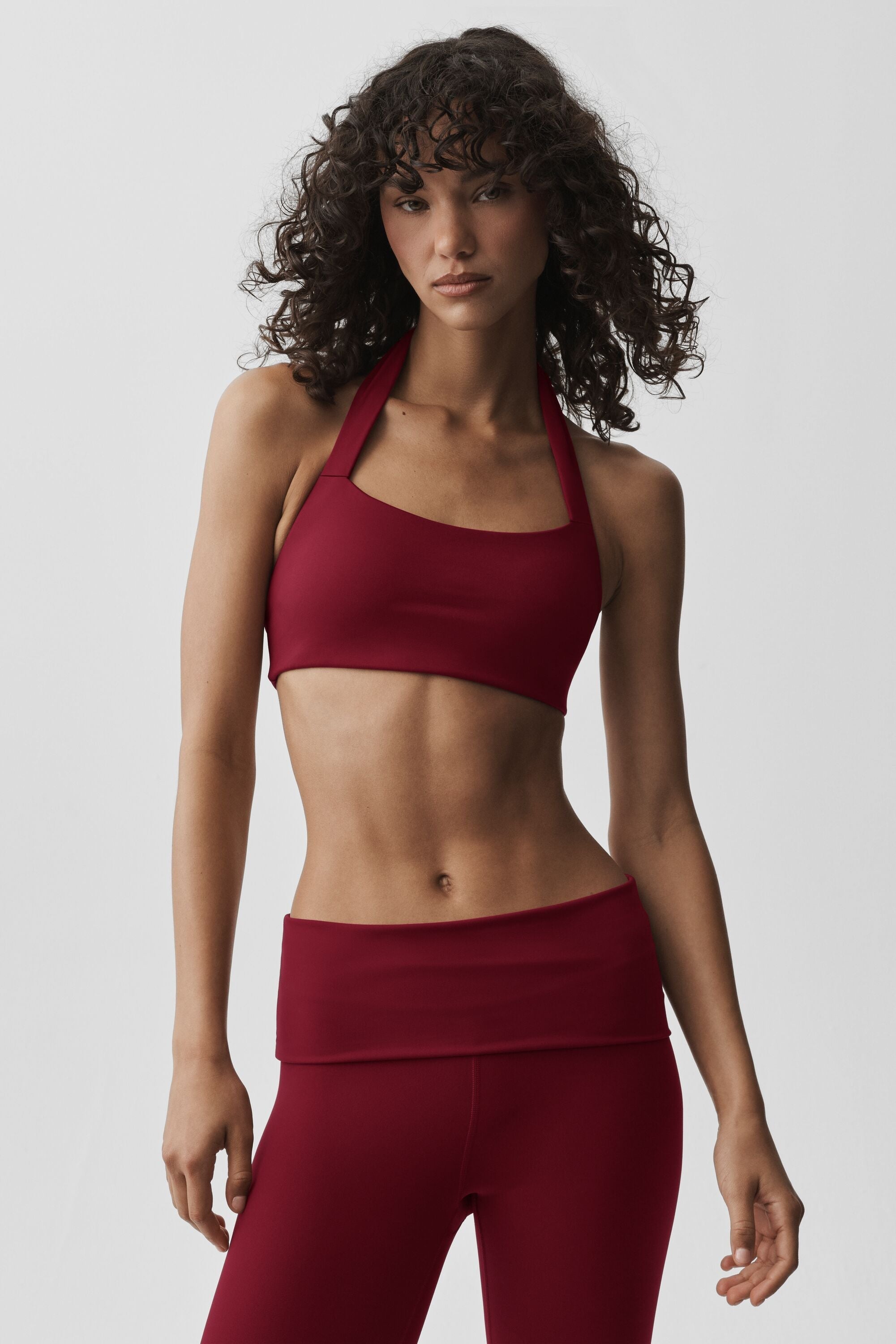ALO Softsculpt Feel The Heat Halter Bra