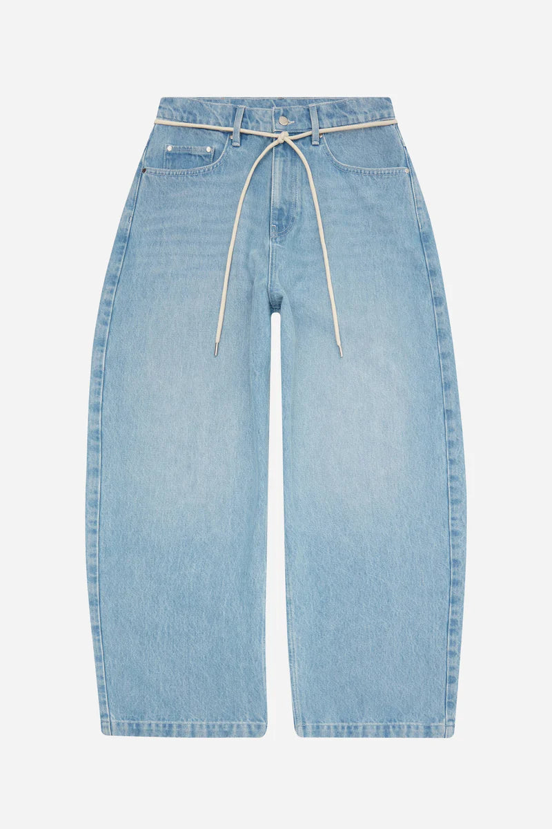Wide leg denim