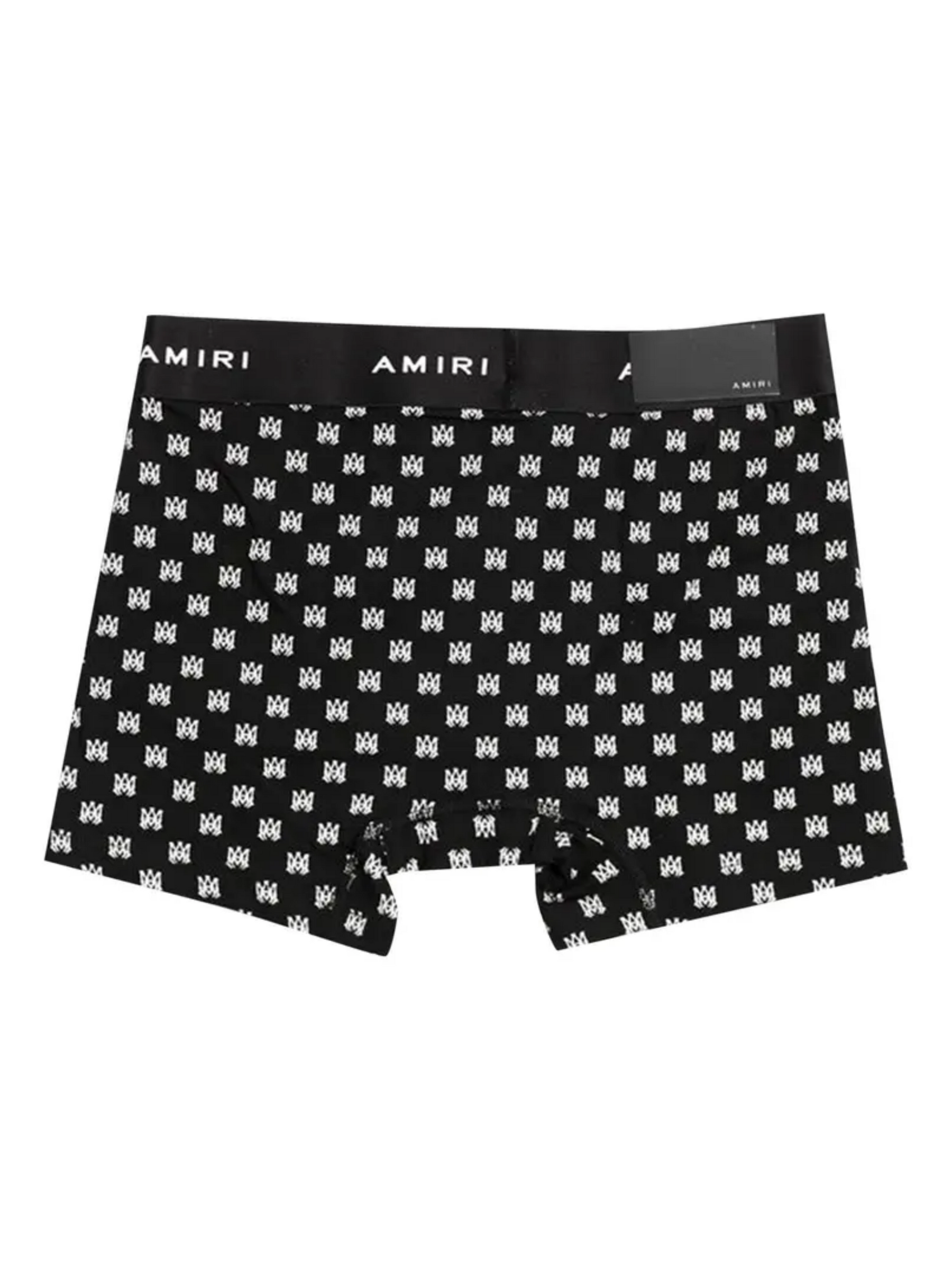 AMIRI WAISTBAND MA BOXERS BLACK