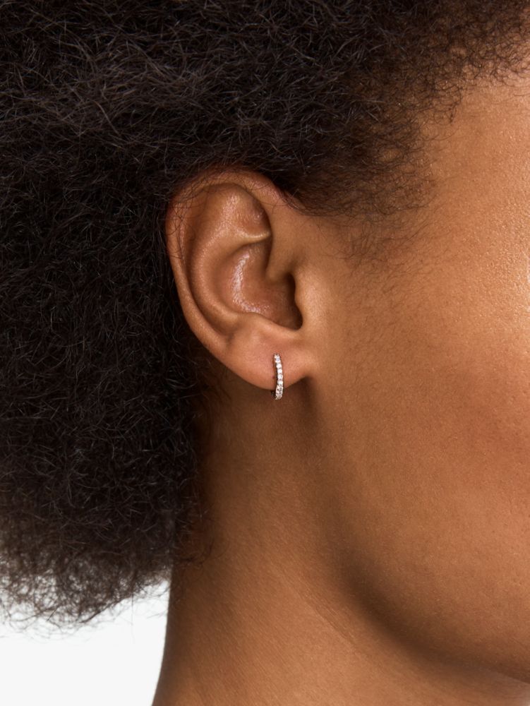 Tiny Twinkles Pavé Mini Hoops