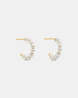Tiny Twinkles Mini Pearl Mini Hoops