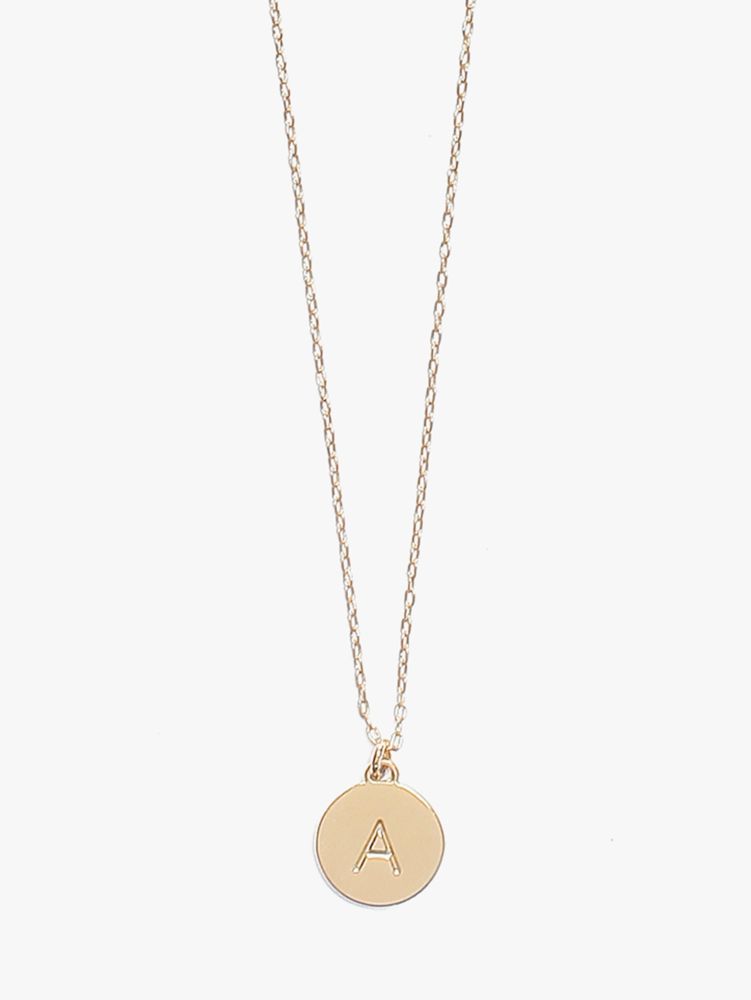Initial A Mini Pendant