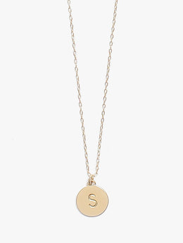 Initial S Mini Pendant