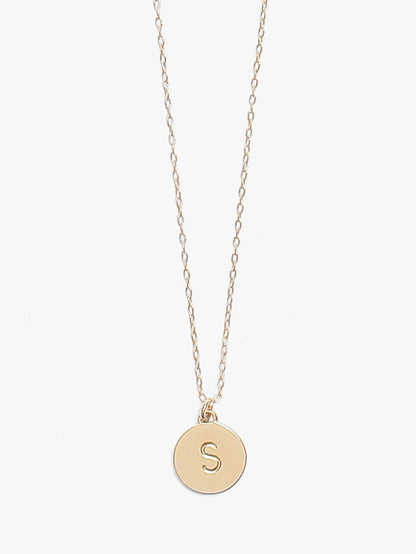 Initial S Mini Pendant