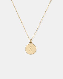 Initial S Mini Pendant
