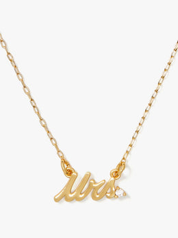 Say Yes Mrs Necklace
