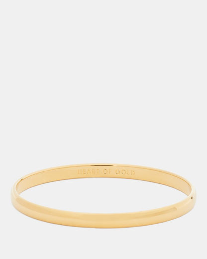 Heart Of Gold Idiom Bangle