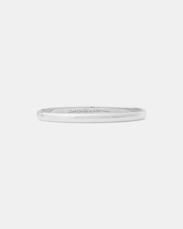 Silver Lining Idiom Bangle
