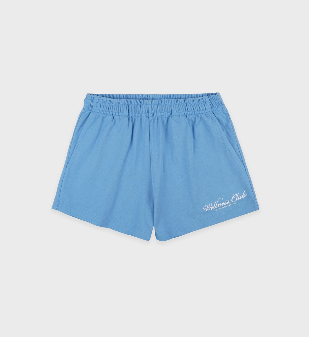 Wellness Club Disco Short - Juniper/White