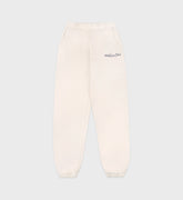 Wellness Club Embroidered Sweatpant - Cream/Navy
