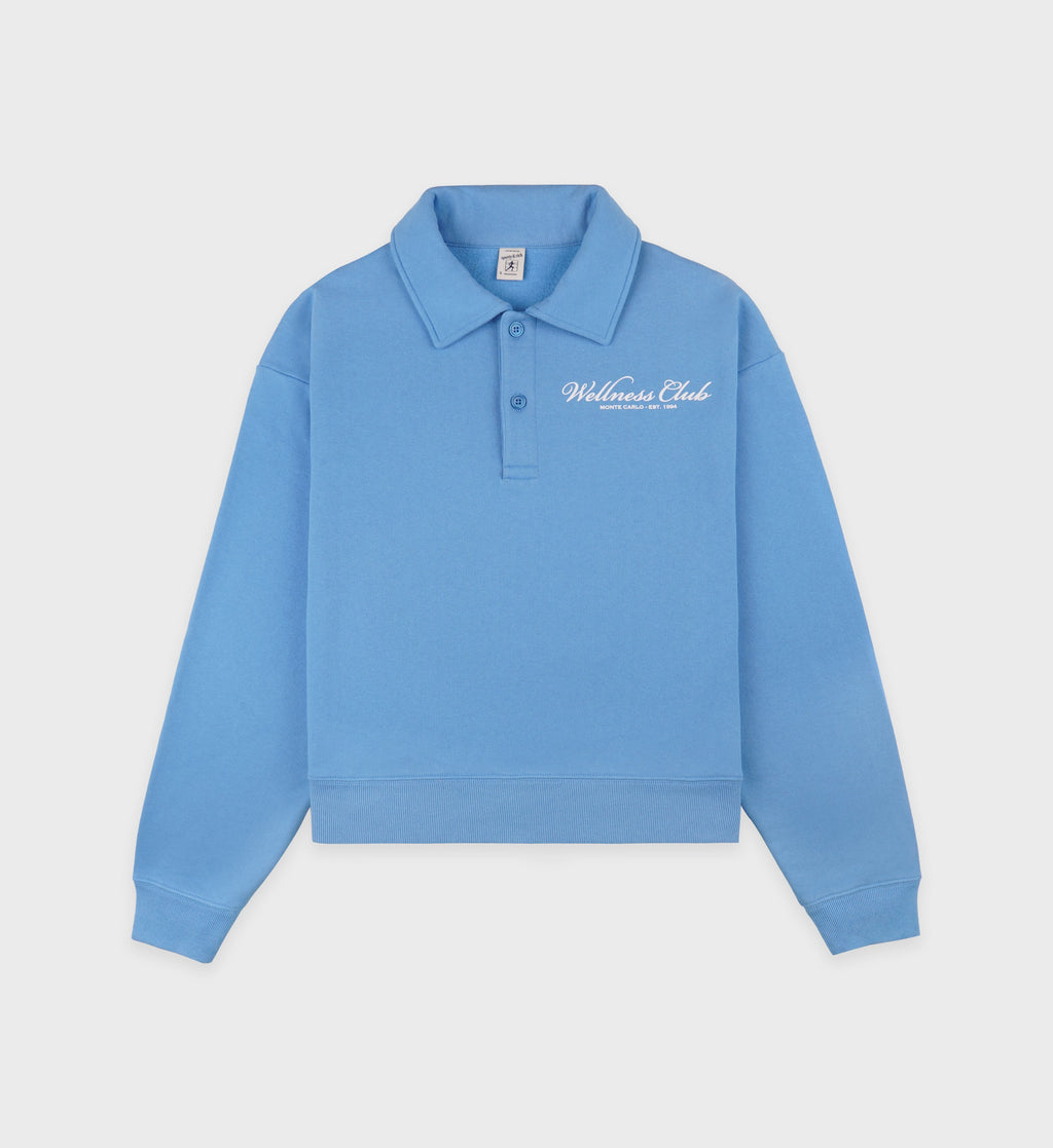 Wellness Club Polo - Juniper/White