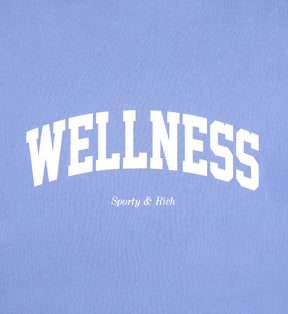 Wellness Ivy Disco short - Flax blue/White