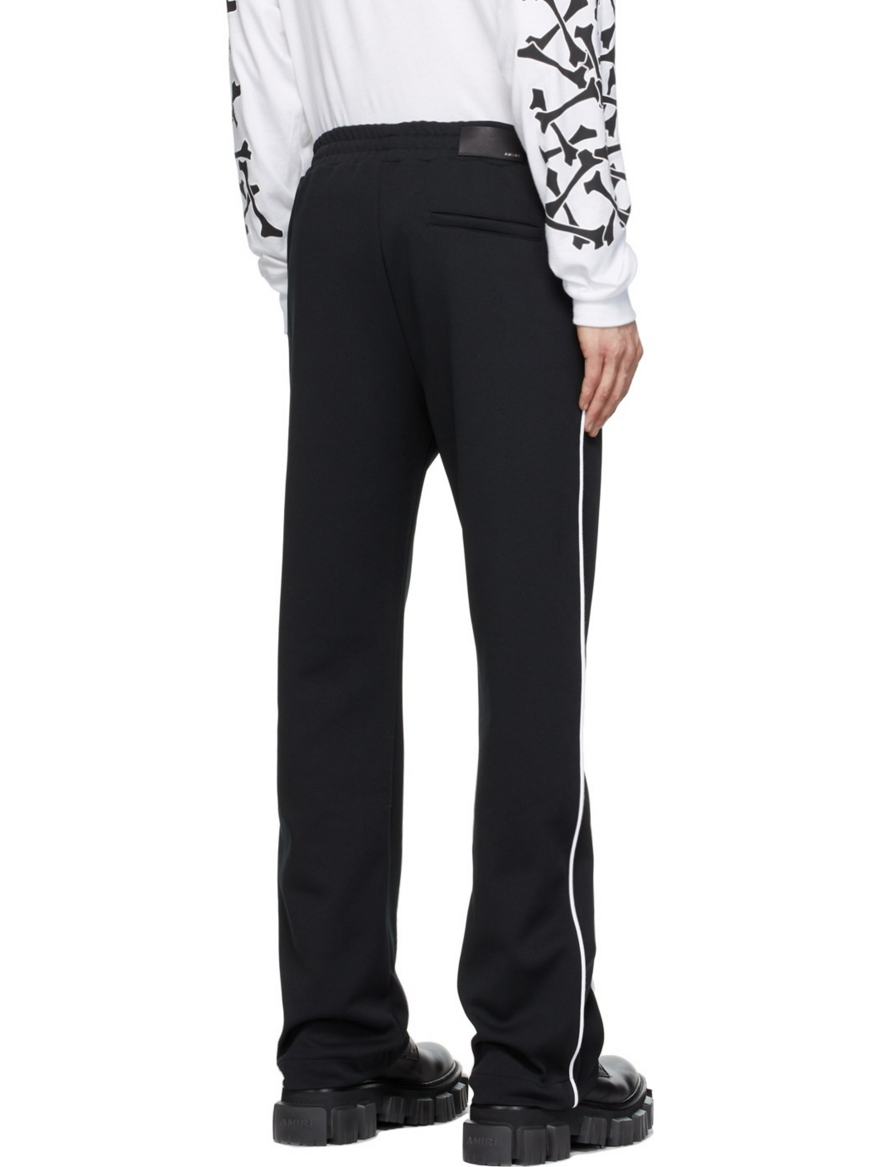 AMIRI WESTERN TRACK PANTS BLACK