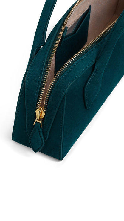 LE TECKEL CLUTCH IN SUEDE