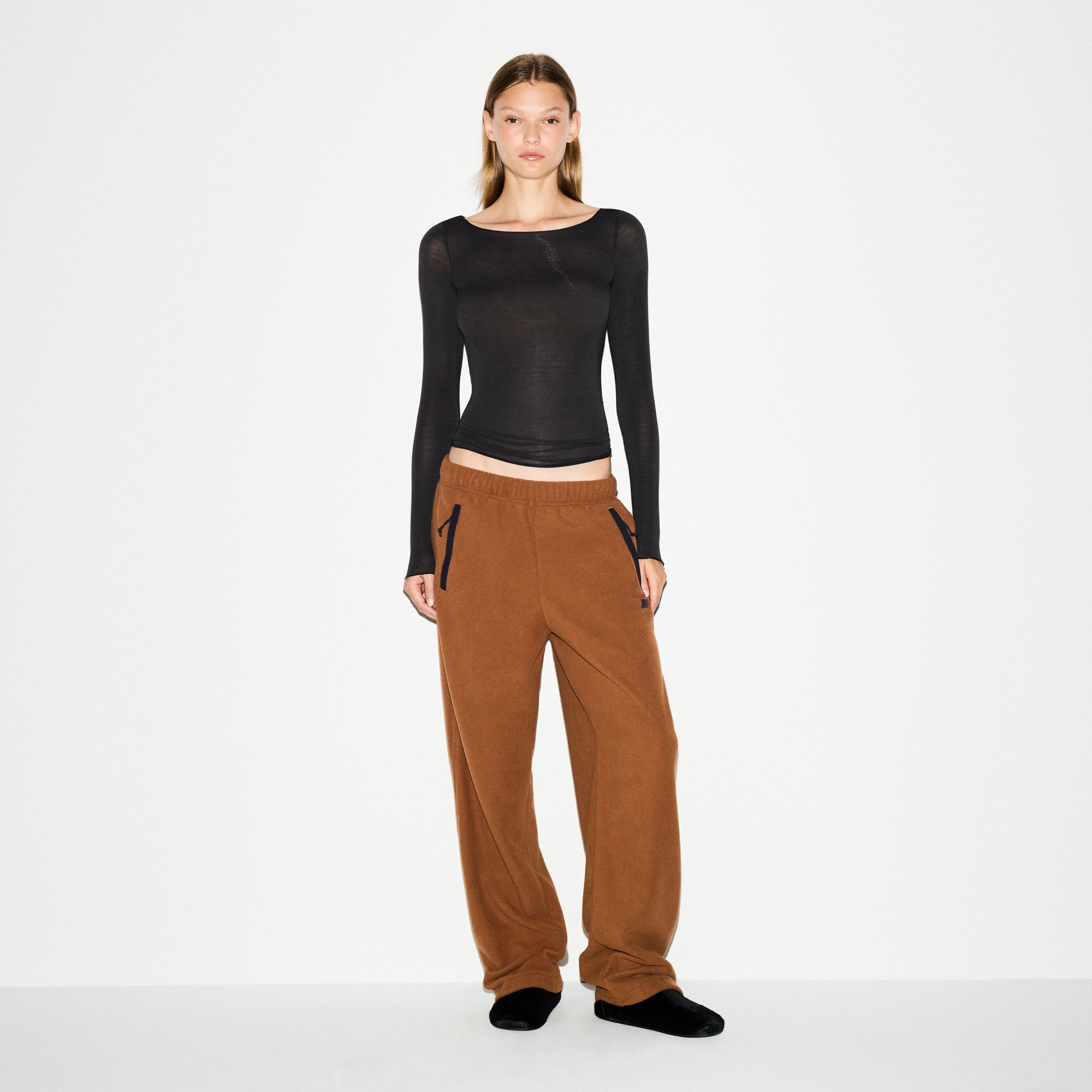 Outdoor Fleece Straight Leg Pant