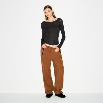 Outdoor Fleece Straight Leg Pant