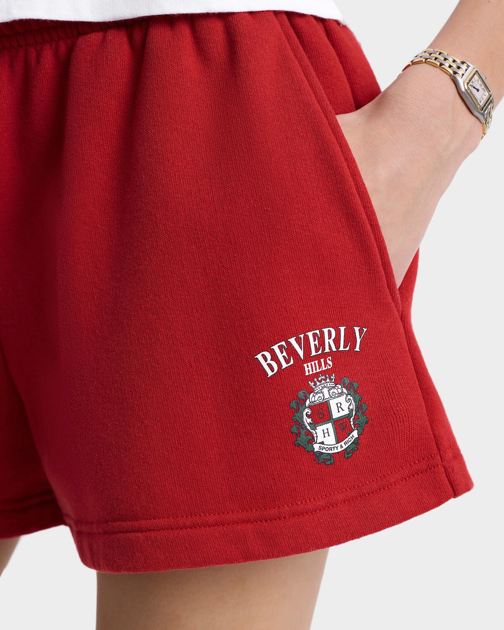 Beverly Hills Crest Soft Disco Short - Ruby