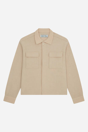 Wool overshirt - sand