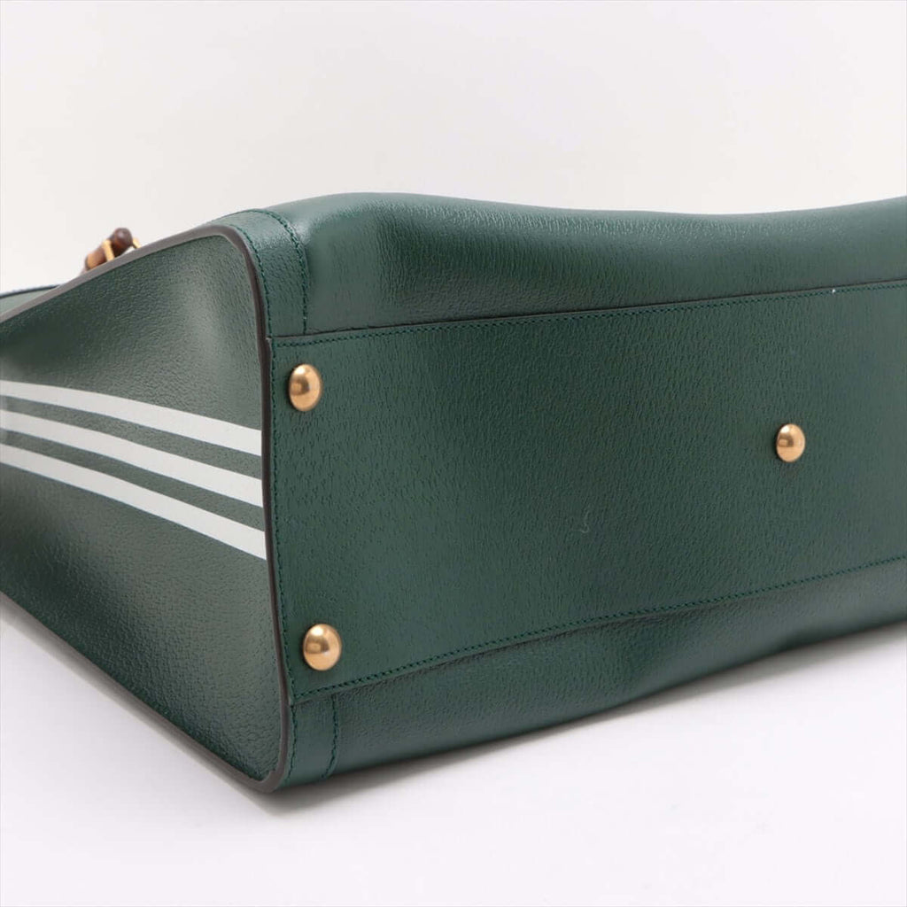 Gucci Gucci Bamboo Diana adidas tote bag Green - Bags | Shop From The Mirage
