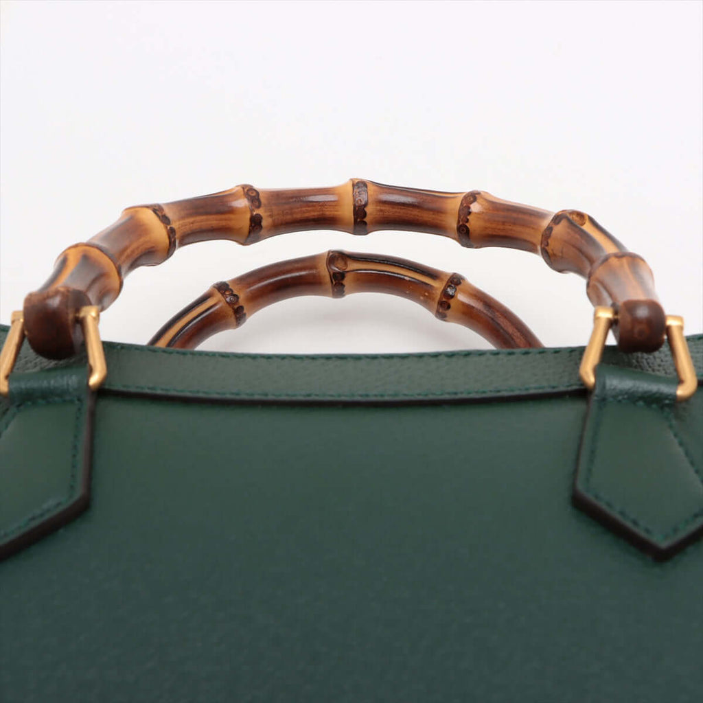 Gucci Gucci Bamboo Diana adidas tote bag Green - Bags | Shop From The Mirage
