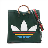 Gucci Bamboo Diana adidas tote bag Green