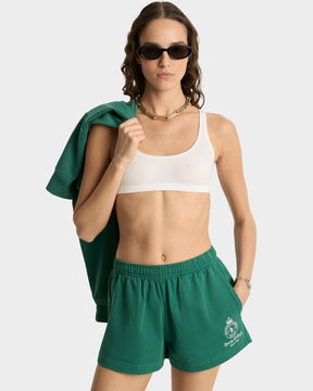 Crown Tennis Disco Short - Alpine/White