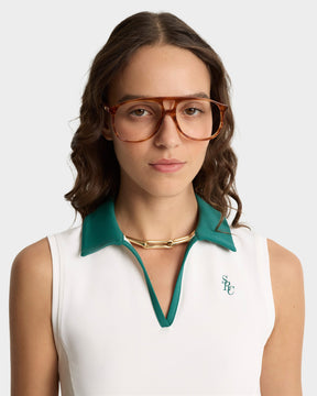 SRC Sports Polo Vest - White/Alpine
