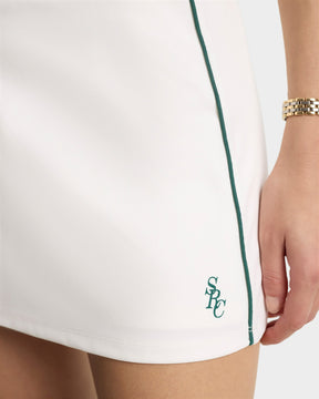 SRC Court Skirt - White/Alpine