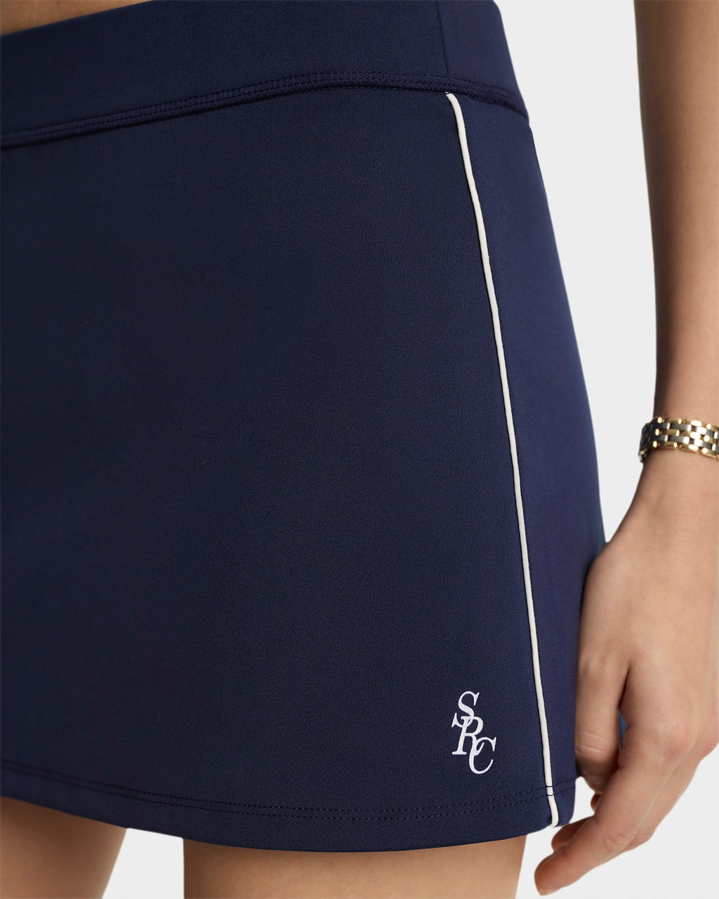 SRC Court Skirt - Navy/White