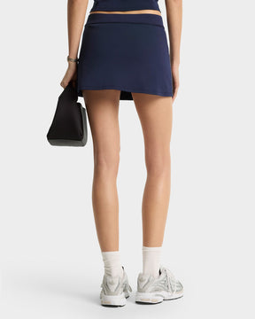 SRC Court Skirt - Navy/White