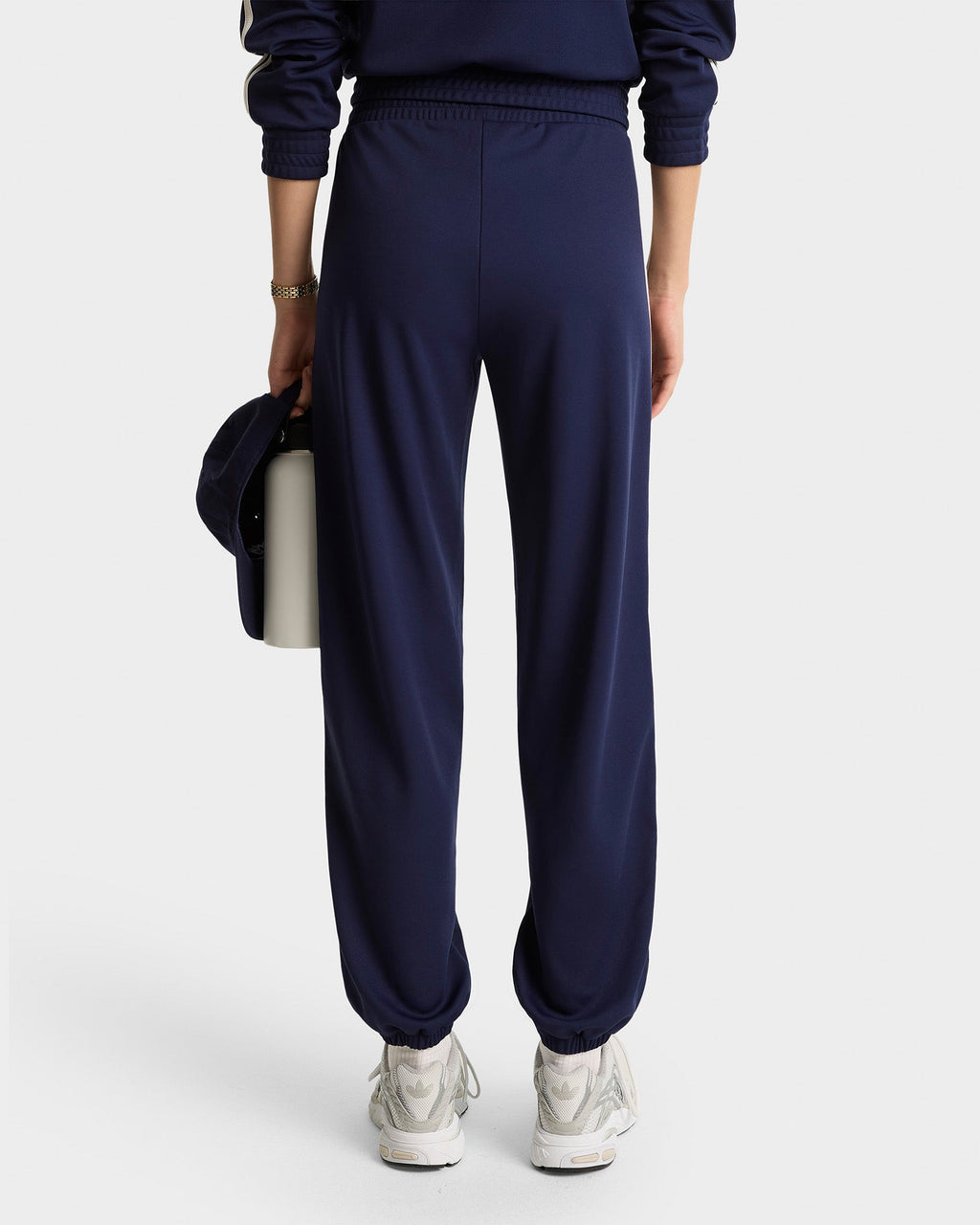 Crown Tennis Track Pant - Navy/White